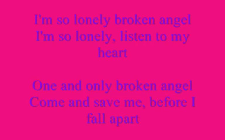 I am so lonely broken angel mp3 songs